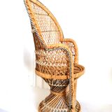 Emmanuelle armchair in doll rattan 48 cm