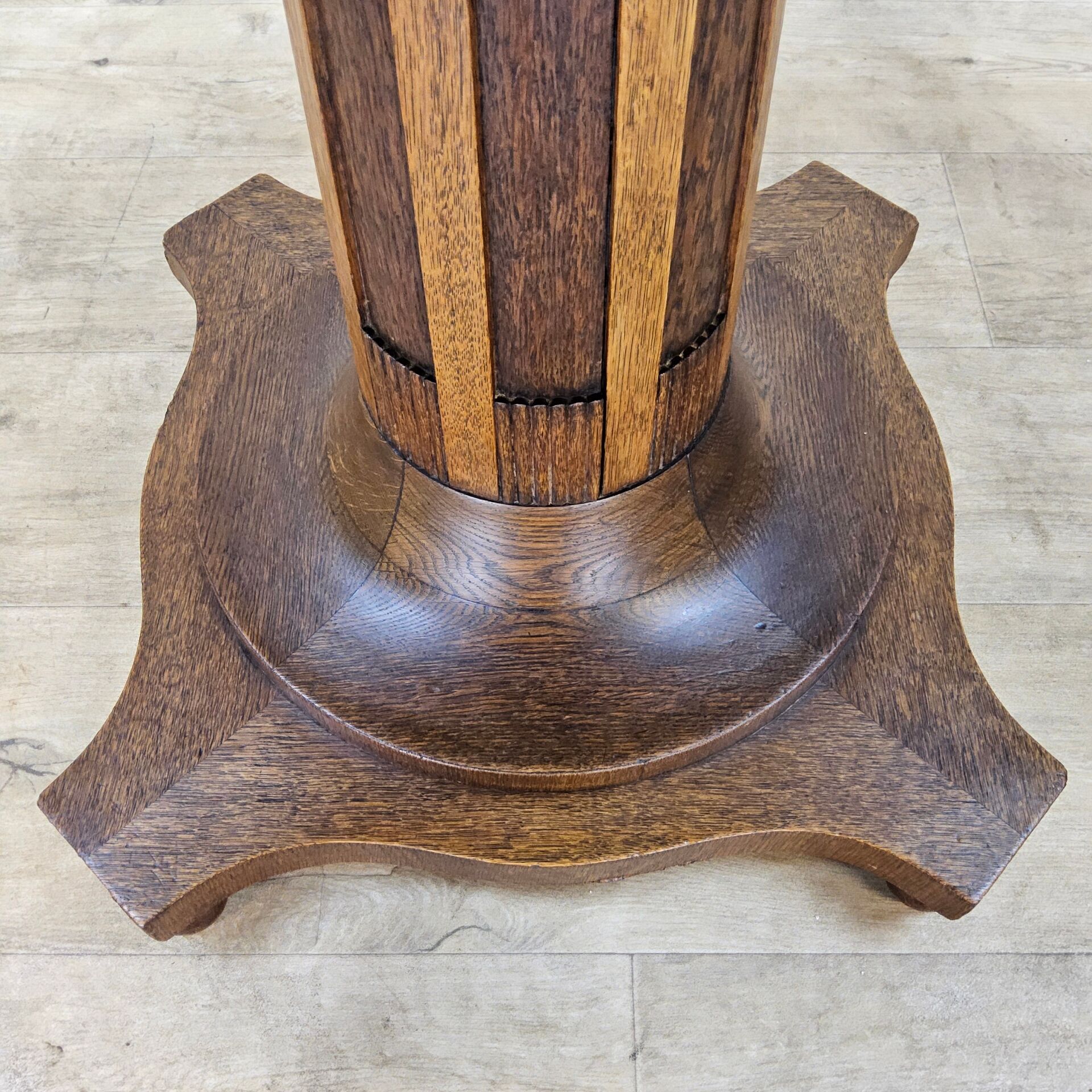 Antique oak Art Deco games table / card table