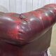 1980s Red 2-Seater Chesterfield Sofa