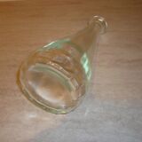 Molded glass decanter with cap