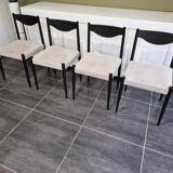 Set of 4 Baumann “Silva” chairs, Scandinavian, 1970s