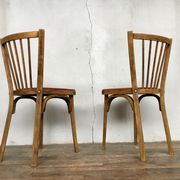 Pair of baumann bistro chairs