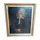 Painting of a Breton woman