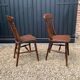 Pair of Windsor chairs stamped