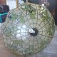 Ancienne suspension vitrail style Art Nouveau