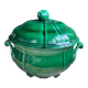 green earthenware soup tureen