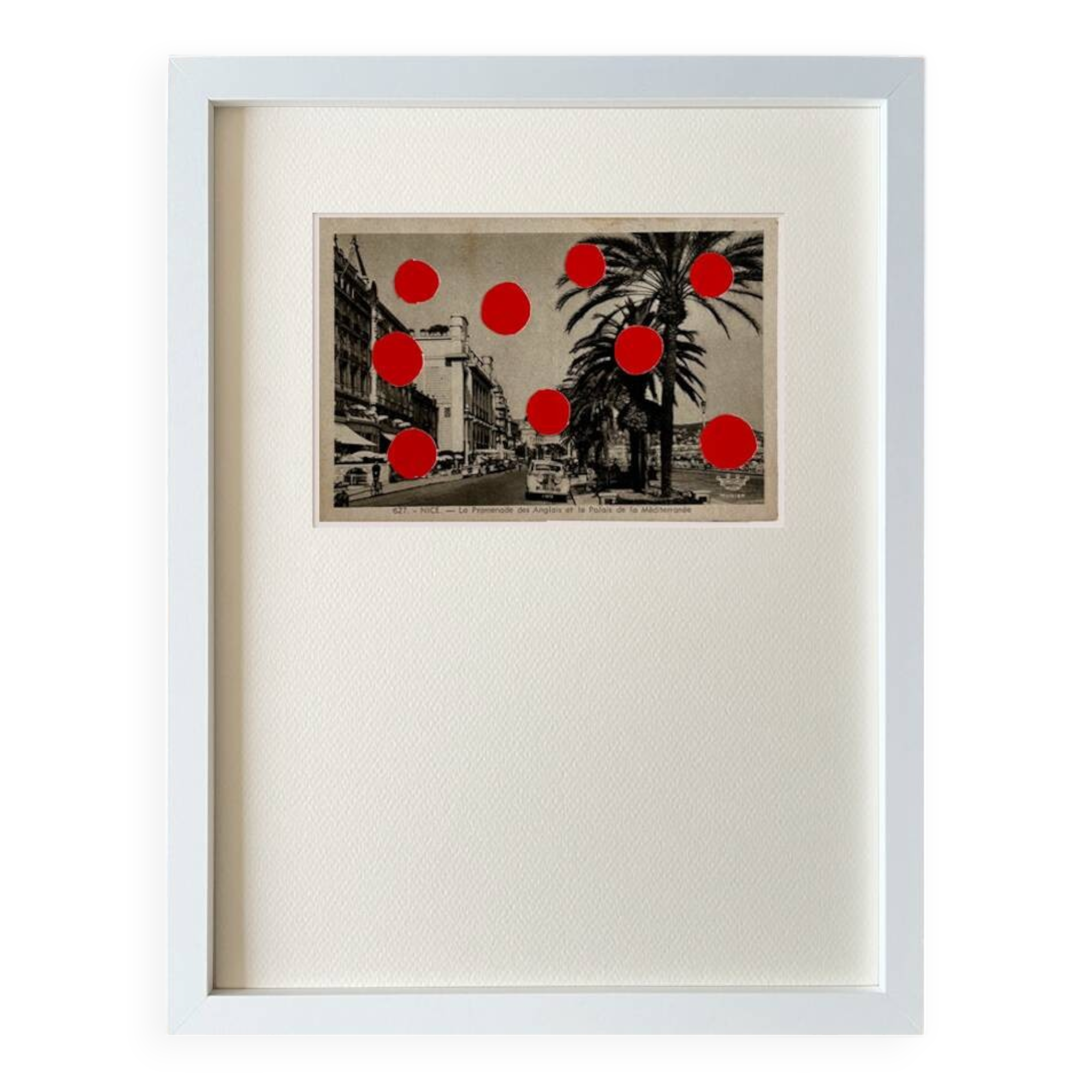 Nice - Collage on postcard