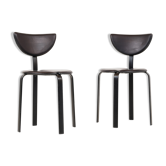 Pair of chairs Bent Krogh 1980's