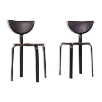 Pair of chairs Bent Krogh 1980's