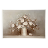 Painting bouquet of flowers signed R.Thomas