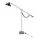 1960's italian adjustable chrome & marble floor lamp
