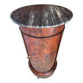 Somno Empire Acajou flammé, very beautiful "bowl" marble Grey Turquin (r
