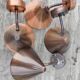 4 Westal copper wall lights