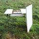 Table en formica & 3 sièges assortis