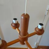 Vintage Ikea pine chandelier