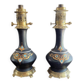 Pair of Napoleon III lamps