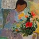 Nancy DELOUIS: Little girl's dream, original signed lithograph.