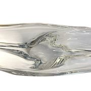 Daum, important crystal centrepiece and trinket dish from around 1950.