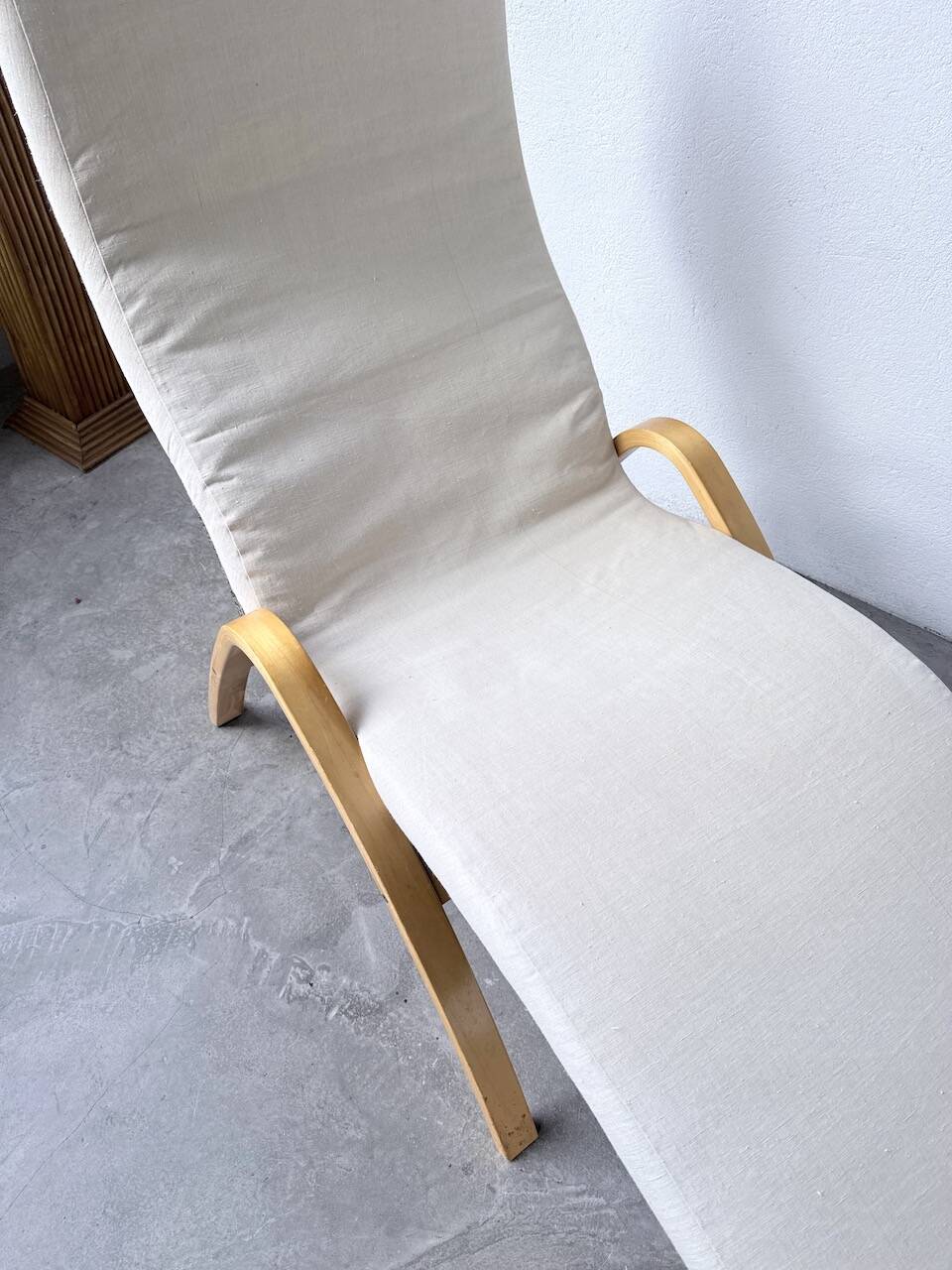Transat hêtre bois courbé Ikea vintage Kim Samson