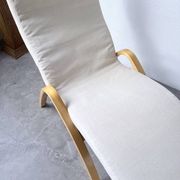 Ikea vintage Kim Samson curved beech wood deck chair