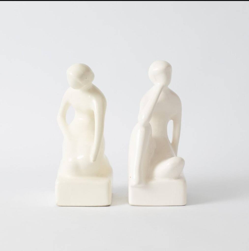 2 Royal Delft bookends 1960