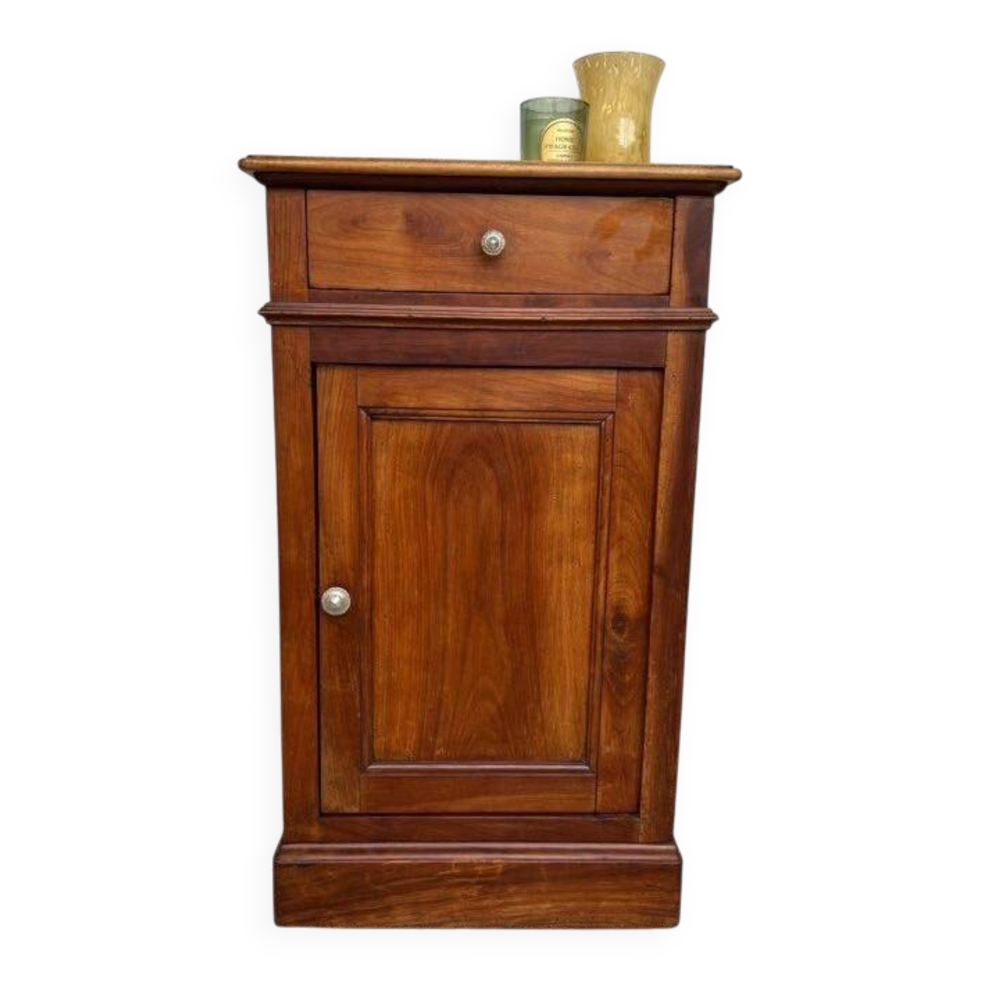 Vintage bedside table in solid wood