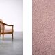 Vintage Mid-Century Modern Wood and Fabric Armchairs from W. Knoll, Set of 2