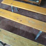 Lot of 4 industrial benches