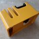 Pencil holder rests phone with waiting music, vintage 70s