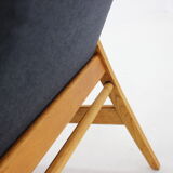 Fauteuil inclinable des années 1960, Tchécoslovaquie