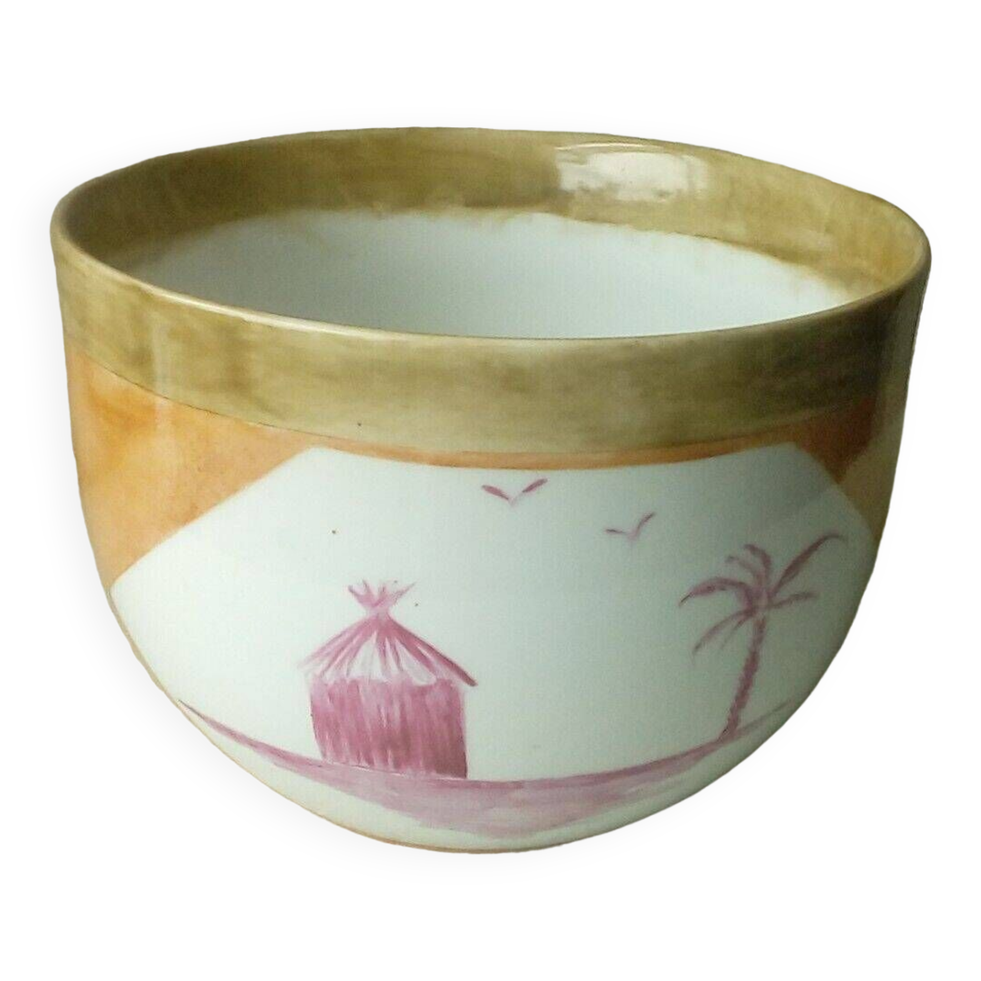 Porcelain pot cover germany edition by skv 80's