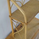 Rattan wall shelf 1960