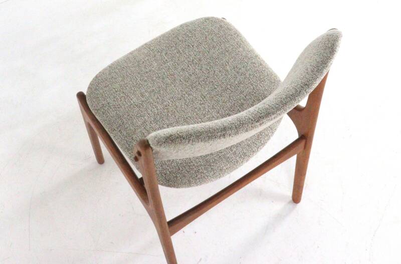 Set of 8 Erik Buch chairs for O.D. Møbler model 49 'Bur' - Danish design