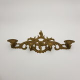 Brass rock-style coat door with 4 patères