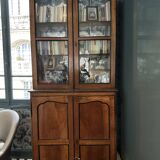 Bibliothèque vitrine Hache fin 18ème