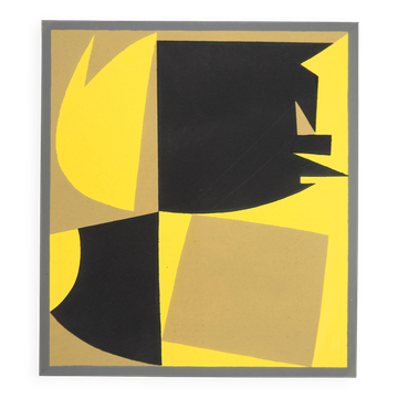 Victor Vasarely: Abstract Balance, Lithograph and Stencil