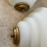 Pair of Vianne opaline wall lights