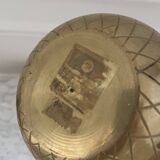 Solid brass pineapple container