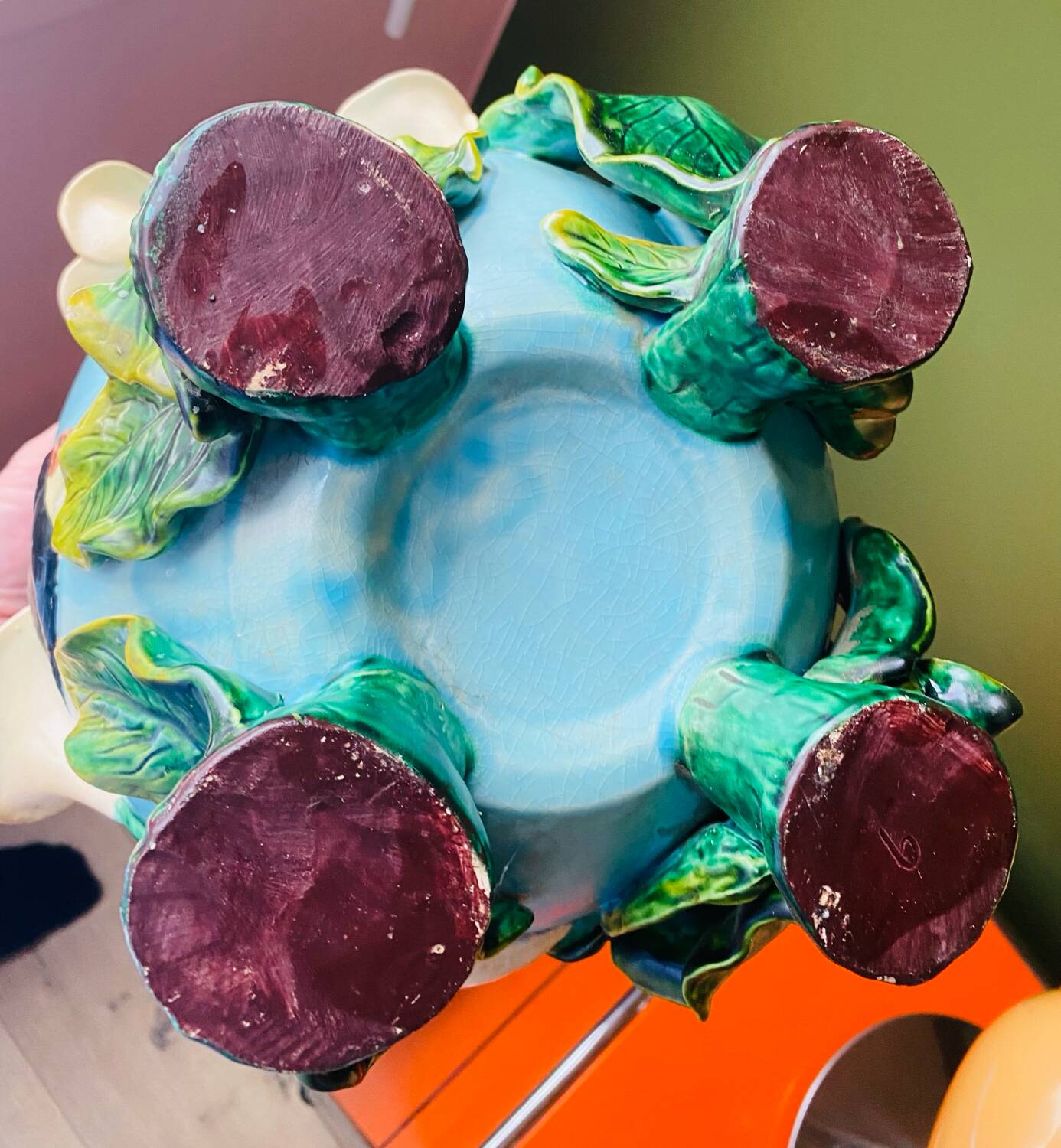 Ceramic cache-pot by George Jones, 1880