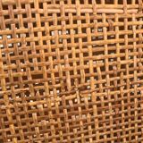 Wicker chaise longue