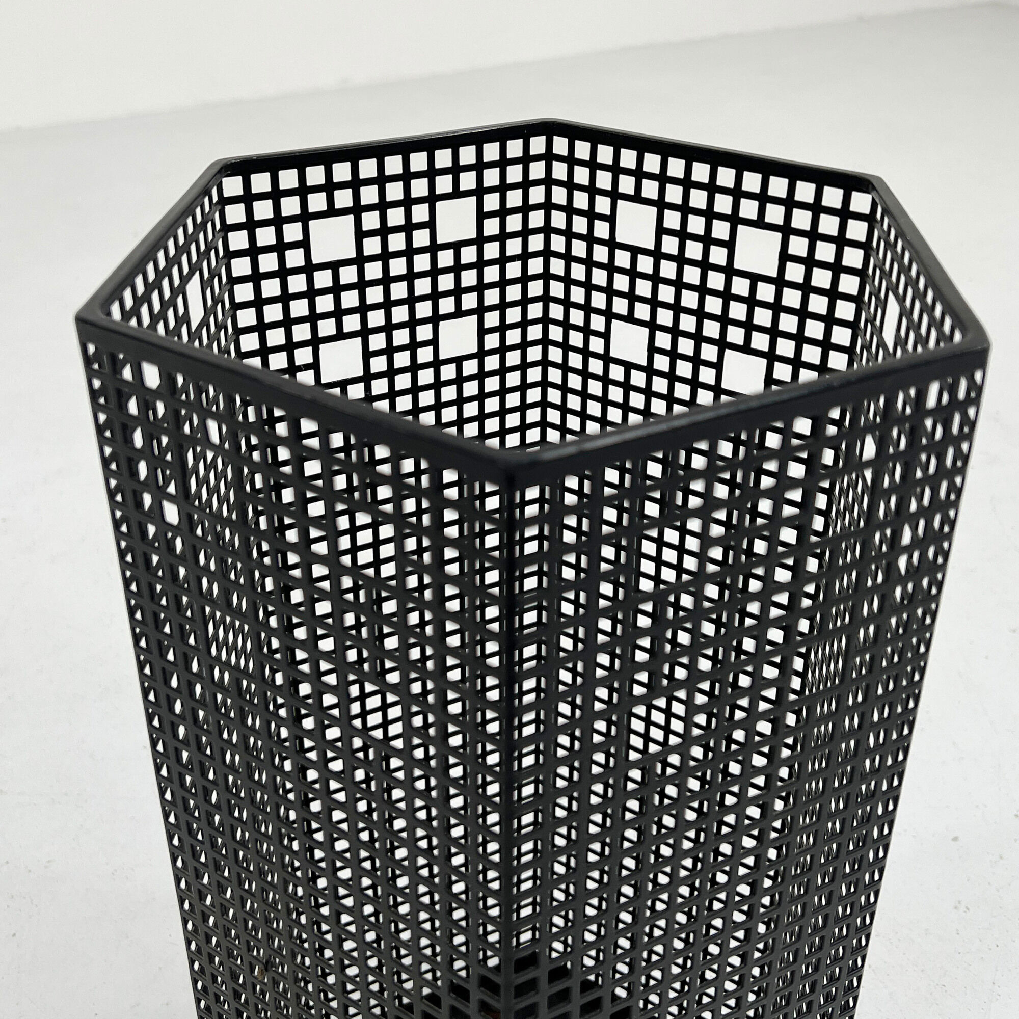 Wastepaper basket or umbrella holder by Josef Hoffmann for Bieffeplast, 1980