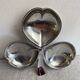 Stainless steel clover aperitif server