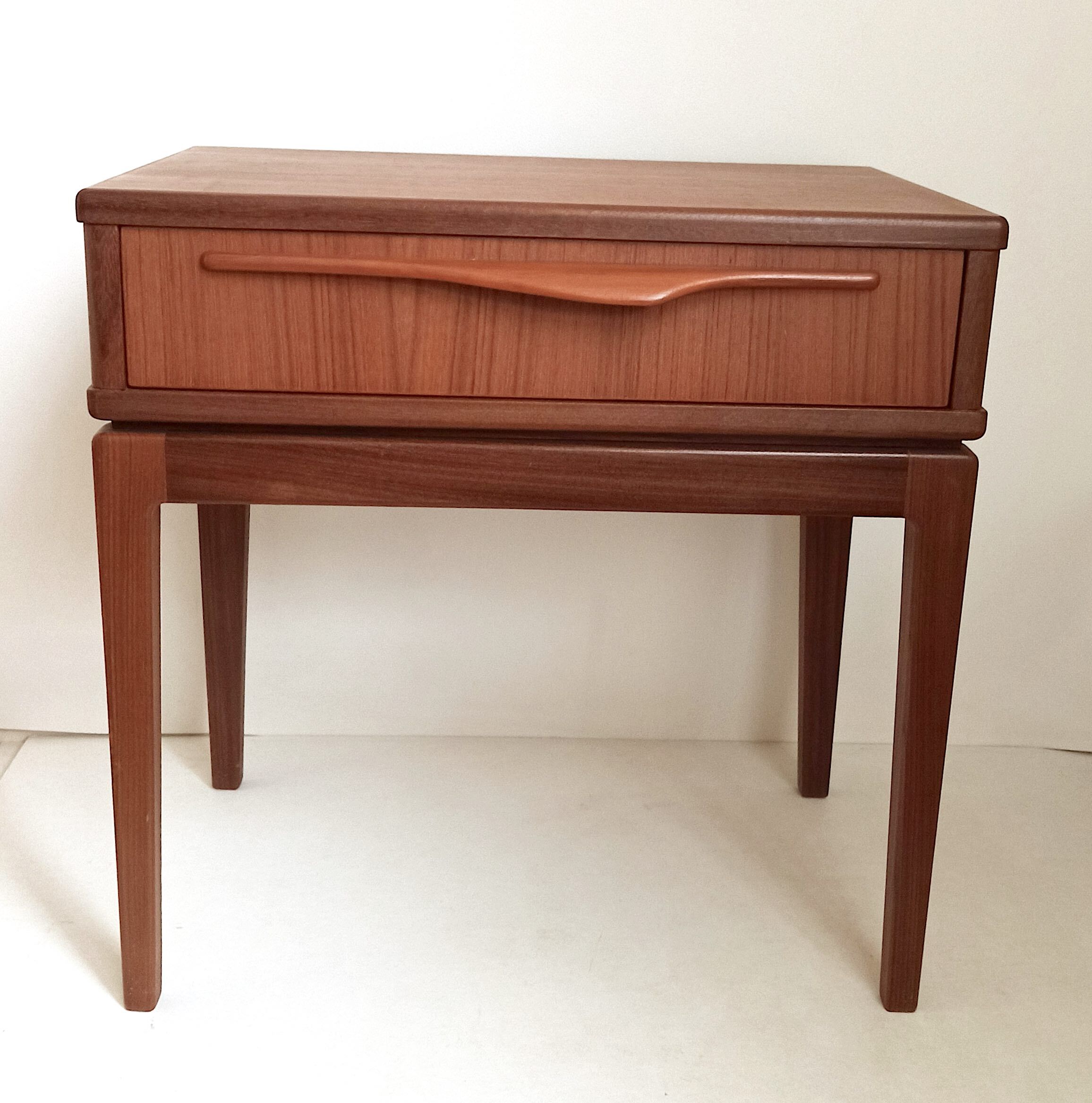 Side table or bedside table Carltröm & Co Möbel Fabrik 60s