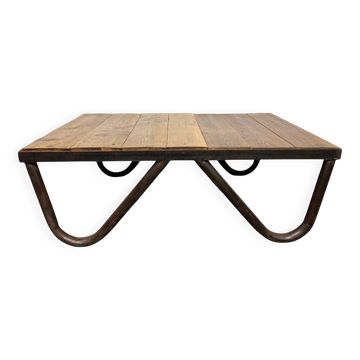 Table basse industrielle, années 1960