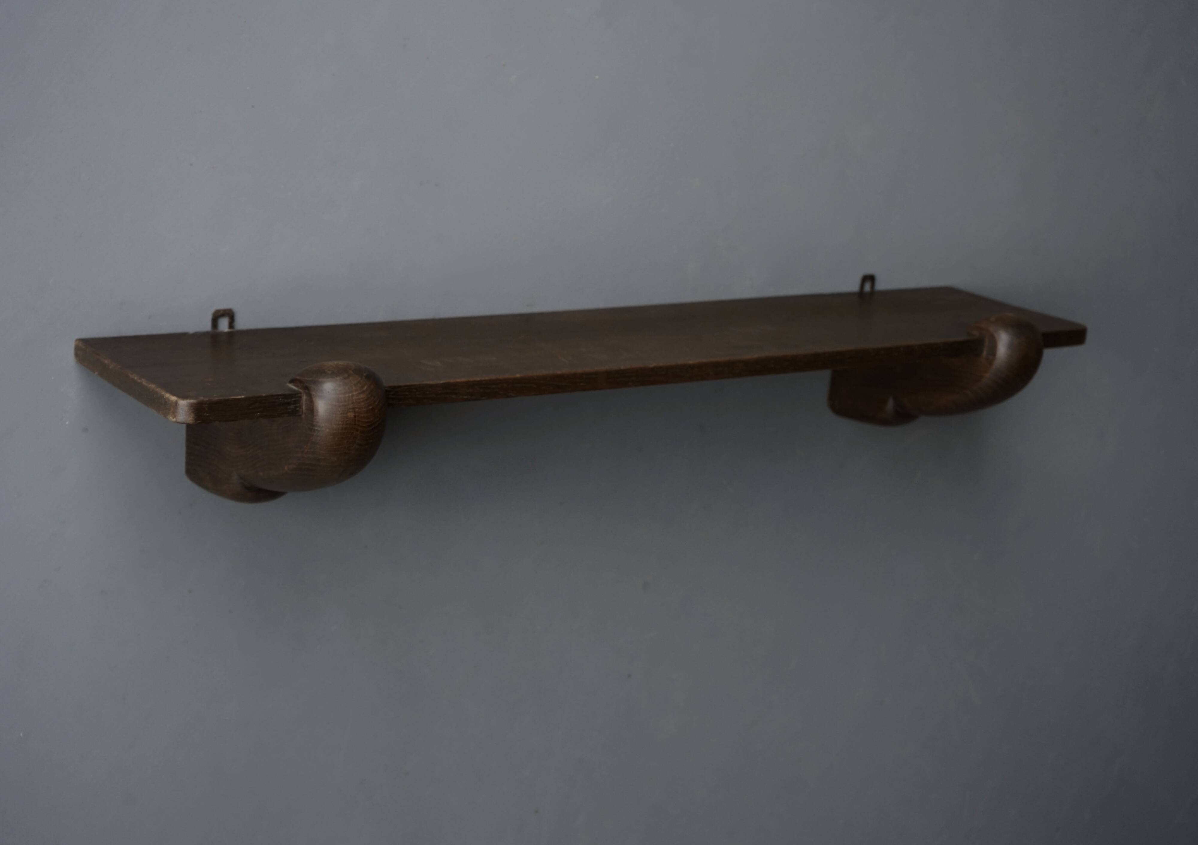 Amsterdam School, Art Deco Wall Shelf, 1920s