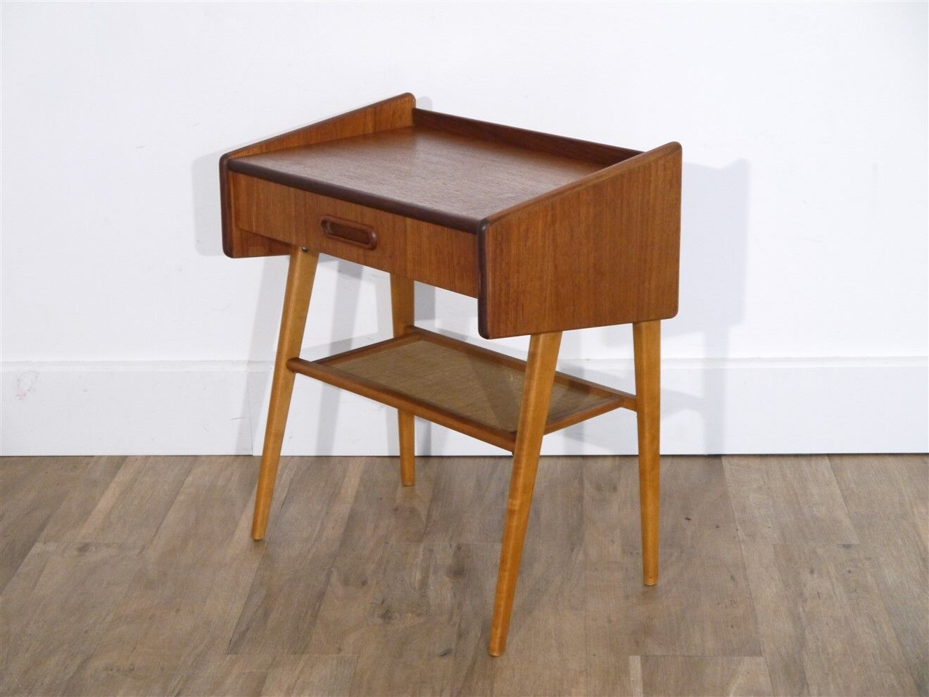 Vintage Scandinavian teak bedside 1960
