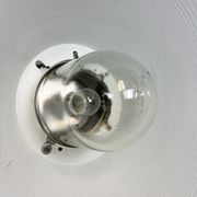 Lampe antidéflagrante industrielle avec abat-jour en aluminium d’Elektrosvit, années 1970