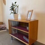 Vintage display cabinet from the 1960s