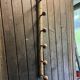 Wooden wall hook, 6 hooks