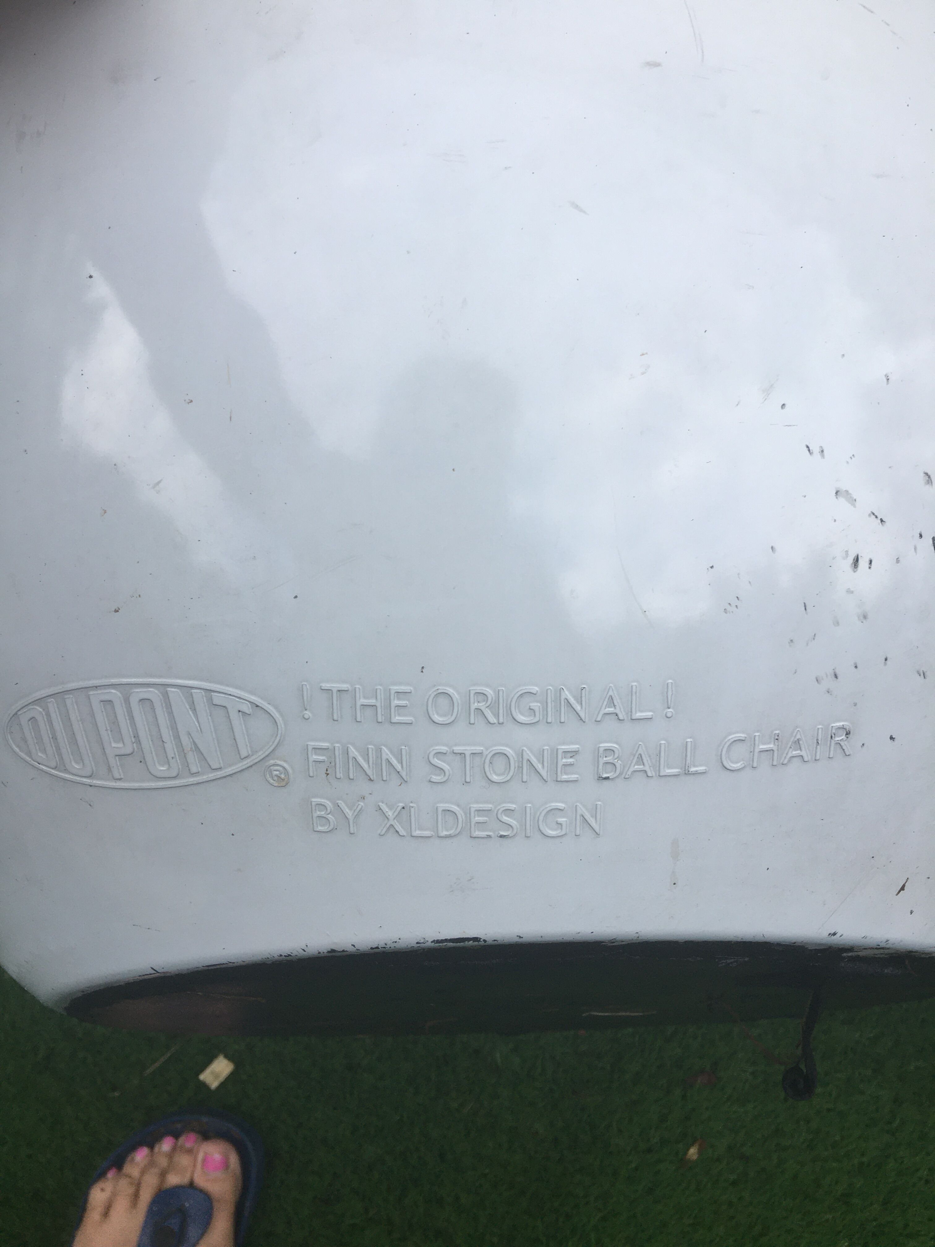 Boom armchair signed Dupond